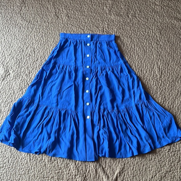Talbots blue skirt - Picture 9 of 16